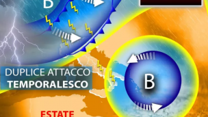 In arrivo il maltempo su tutta Italia: week end con temporali al Nord e nelle zone interne del Centro-Sud