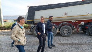 Al via i lavori al Codma di Fano, Baldelli: "A cinque mesi dall'impegno preso, mezzi d'opera già in azione"