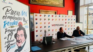 "Buon (non) compleanno Rossini", dal 19 febbraio a Pesaro partono le Settimane Rossiniane 2023