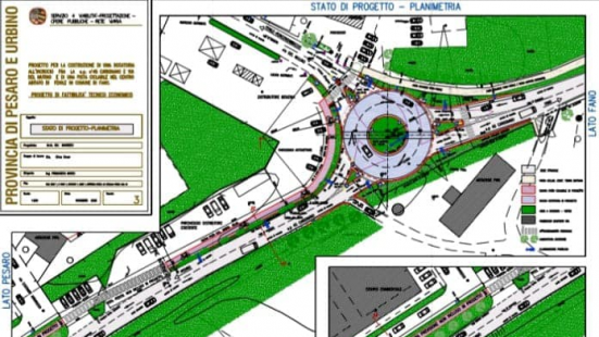 Il sindaco Seri e l'assessora Brunori annunciano l'inizio dei lavori per la nuova rotatoria di Fenile