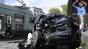 Grande spavento per Ciro Immobile e le sue figlie: l'auto del calciatore si è scontrata contro un tram
