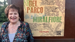 La poesia di Franca Mercantini diventa un'opera multisensoriale al Parco Miralfiore di Pesaro