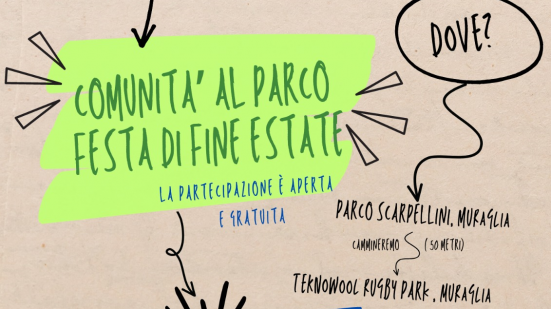 "Comunità al parco: festa di fine estate" allo Scarpellini, Pandolfi: "Un bel momento di condivisione per tutti"