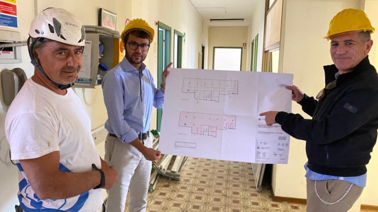 Iniziati i lavori in largo Mamiani, Pozzi: "Accoglierà CTE Square prima e Servizio Innovazione Tecnologica poi"