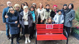 Inaugurata la Panchina Rossa della Provincia