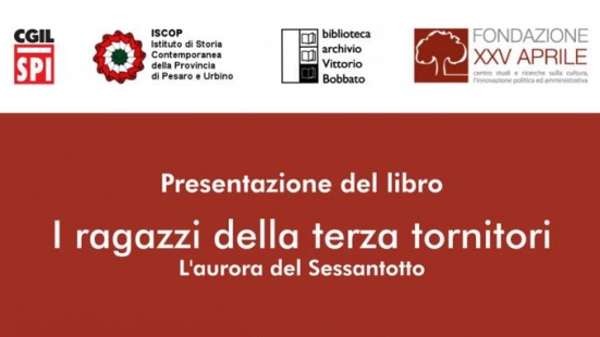 Lunedì 29 gennaio alla biblioteca Bobbato la presentazione del libro "I ragazzi della terza tornitori"