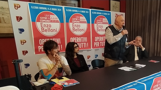 Presentato il programma di "Una Città in Comune", Belloni: "Il nostro obiettivo è raggiungere 4mila voti"