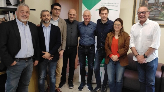 Confesercenti ha incontrato Marco Lanzi candidato sindaco del centrodestra per il Comune di Pesaro