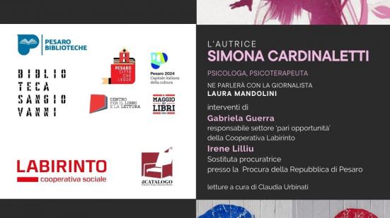 Giovedì alle 17:00 alla Biblioteca San Giovanni di Pesaro la presentazione del libro "Il sesso debole"