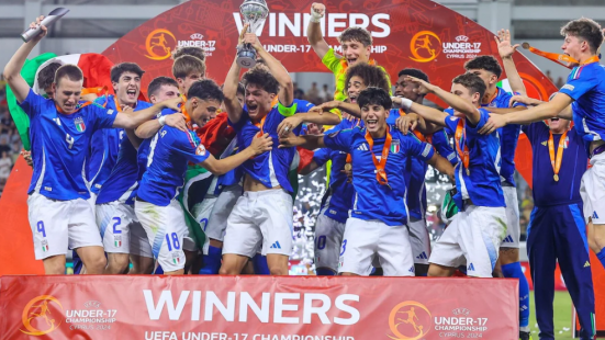 La Nazionale italiana di calcio Under 17 è campione d'Europa, battuto in finale il Portogallo 3 a 0