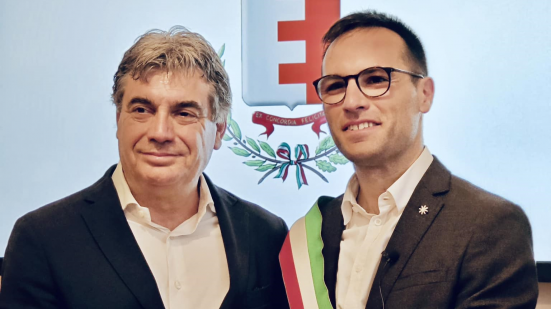 Passaggio di testimone da Seri a Serfilippi nuovo sindaco di Fano, "buon nuovo cammino a Luca"