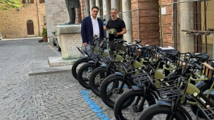 Unione Montana Catria e Nerone, consegnate 7 bici a pedalata assistita ai dipendenti comunali