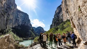 Cresce il richiamo della Gola del Furlo, migliaia di visitatori nei mesi estivi e sempre più stranieri