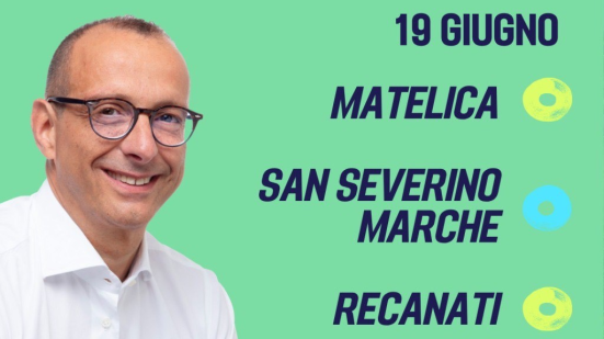Ricci "Per tutte le Marche": il tour fa tappa in provincia di Macerata