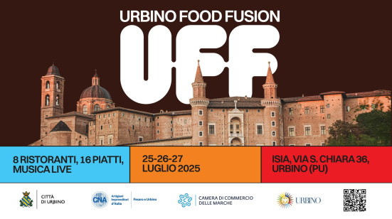 Urbino Food Fusion torna all'aperto: tre giorni di sapori dal mondo nel giardino pensile di Santa Chiara