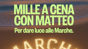 "Mille a cena con Matteo": a Pesaro il primo evento del tour "Ricci on the beach"