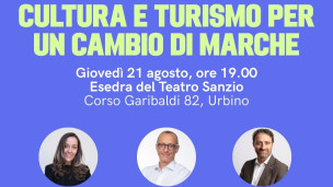 Ricci: “Cultura e turismo motore del rilancio delle Marche, il 21 agosto evento a Urbino con la sindaca di Firenze Sara Funaro”