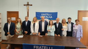 Elezioni regionali Marche 2025, Fratelli d'Italia presenta la lista dei candidati ad Ancona