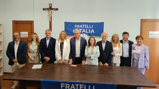 Elezioni regionali Marche 2025, Fratelli d'Italia presenta la lista dei candidati ad Ancona