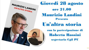 Maurizio Landini a Gabicce Mare con “Un’altra storia”: incontro alla rassegna Salmastro e Inchiostro