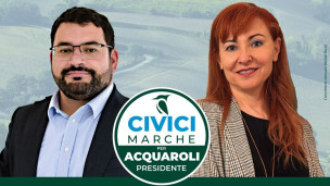 Cagli, inaugurazione della sede elettorale di Civici Marche per Acquaroli Presidente