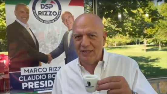 Marco Rizzo (DSP) a Pesaro: "Un caffè amaro e sovranista a Matteo Ricci"