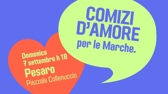 Matteo Ricci lancia i "Comizi d'Amore per le Marche": il tour elettorale parte da Pesaro