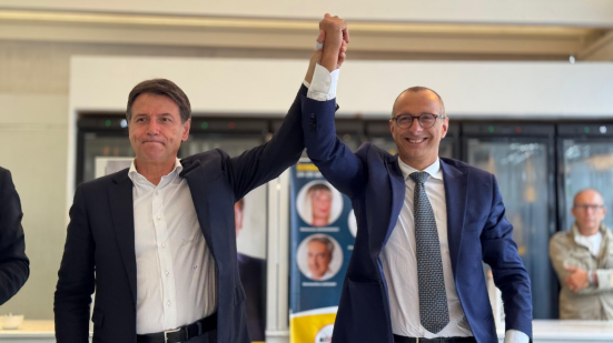 Giuseppe Conte a Civitanova Marche: "Matteo Ricci ha tutte le qualità per guidare la Regione"