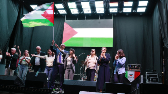 Ad Ancona folla in Piazza Roma per Matteo Ricci e l'Alleanza del Cambiamento: "Sarò il presidente di tutti"