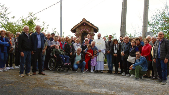 Montelabbate, la comunità di Ripe in festa per il recupero dell'edicola votiva vandalizzata