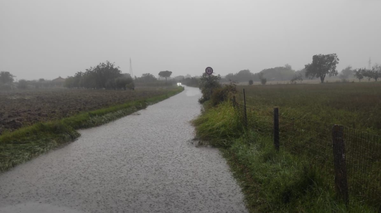 Maltempo a Fano, oggi in poche ore tre volte la media delle precipitazioni normali