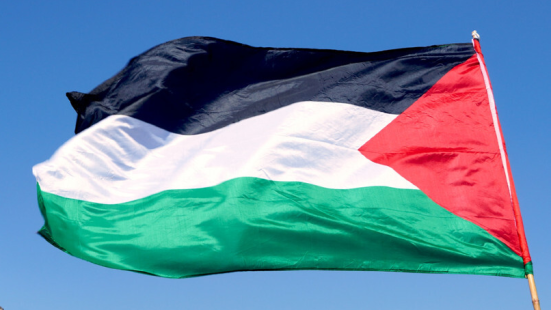 Pesaro, fiaccolata ieri sera davanti all'ospedale San Salvatore per la Palestina e la Global Sumud Flotilla