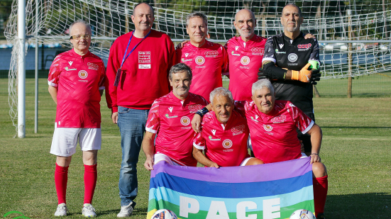 Gli SPIN 25 Walking Football di Pesaro debuttano alle finali nazionali: quinto posto per la squadra over 60