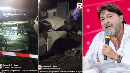 Esplosione sotto casa di Sigfrido Ranucci: ordigno distrugge le auto del giornalista e della figlia