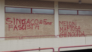 Scritte offensive contro Giorgia Meloni e Luca Serfilippi: condanna unanime e solidarietà da tutte le forze politiche a Fano