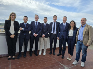 Francesco Acquaroli presenta la nuova Giunta regionale: «Una squadra per affrontare insieme le sfide delle Marche»