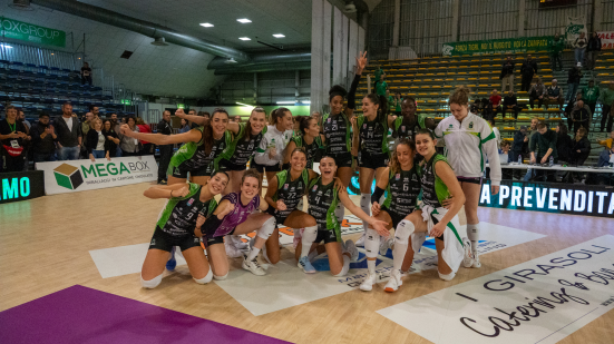 Megabox Vallefoglia batte Bergamo: vittoria in quattro set e prova super di Butigan