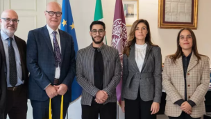 L'Università di Macerata accoglie il primo studente palestinese del programma Iupals