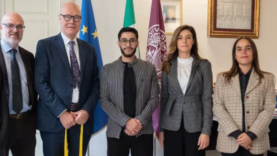 L'Università di Macerata accoglie il primo studente palestinese del programma Iupals