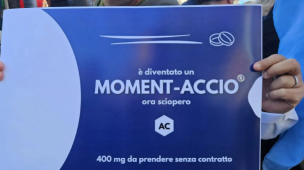 Farmacisti in sciopero, sit-in di protesta davanti alla sede di Federfarma ad Ancona