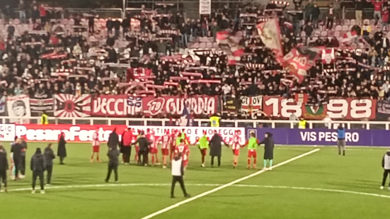 Vis Pesaro 2 Guidonia 1: rimonta biancorossa con Di Paola e Berengo, decisivo Pozzi