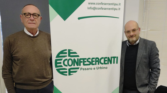 Confesercenti Pesaro e Urbino conferma Fiorelli presidente provinciale e Ligurgo direttore provinciale