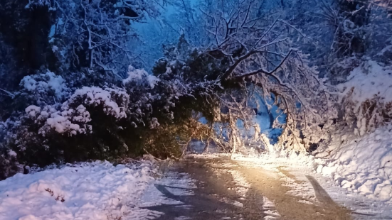 Neve e viabilità, la Provincia al lavoro: riaperte le strade provinciali