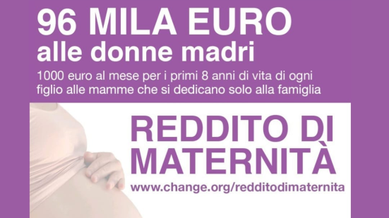 Reddito di maternità, al via la raccolta firme nazionale: la proposta del Popolo della Famiglia