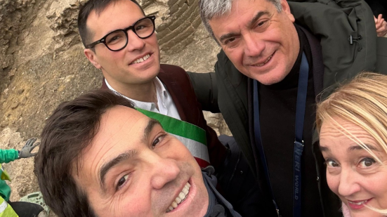 Ritrovata la Basilica di Vitruvio a Fano, Acquaroli: “Le Marche al centro della cultura internazionale”