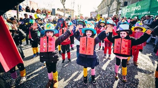 Carnevale di Fano, weekend dedicato ai bambini e alle famiglie per i 70 anni del Carnevale dei Bambini