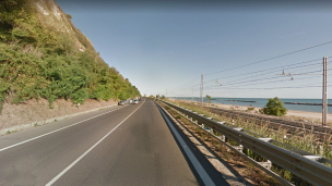 SS16 Sottomonte riaperta al traffico dopo la frana: senso unico alternato da domani mattina