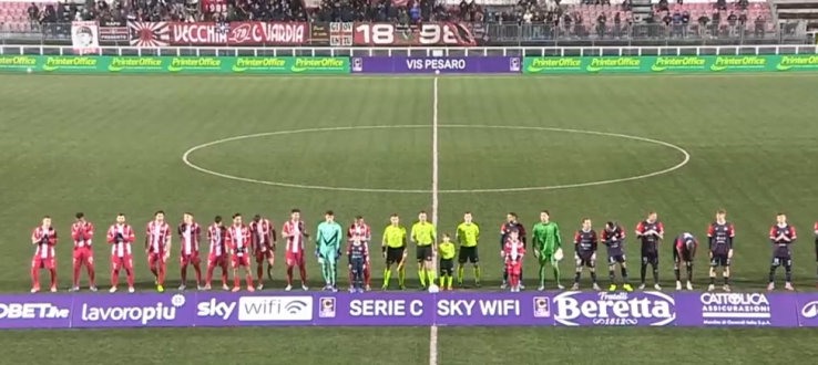 Vis Pesaro sconfitta in casa dal Campobasso: 1-2 al “Benelli”