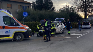 Due incidenti stradali a Fano: cinque persone trasportate al Pronto Soccorso del Santa Croce
