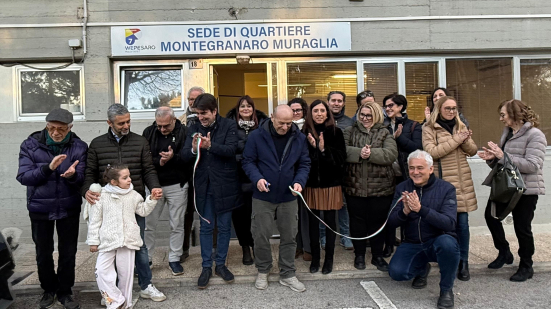 Pesaro, inaugurata la nuova sede del Quartiere 7 Montegranaro-Muraglia in via Petrarca 18